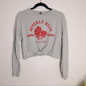 H&M Divided Crop Top (Medium)